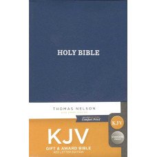 KJV HOLY BIBLE  GIFT & AWARD BIBLE -BLUE RED LETTER EDITION
