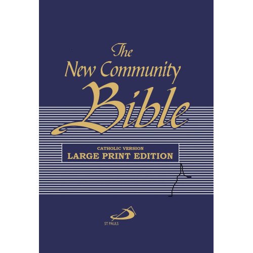 NCB LARGE PRINT, LEATHER PU, THUMB INDEX, GOLDEN EDGE - BLUE