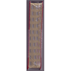 NCB STANDARD, LEATHER PU, THUMB INDEX, GOLDEN EDGE - RED