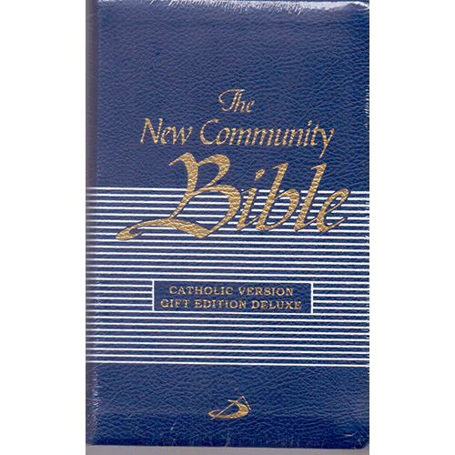 NCB STANDARD WITH ZIP, LEATHER PU, THUMB INDEX, GOLDEN EDGE - BLUE