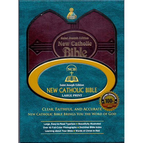 SAINT JOSEPH EDITION - NEW CATHOLIC BIBLE - LARGE PRINT (614/19BG)