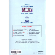 FIRST COMMUNION BIBLE - SAINT JOSEPH EDITION - 608/22FCB