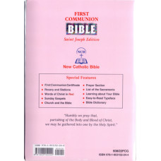 FIRST COMMUNION BIBLE - SAINT JOSEPH EDITION - 608/22FCG