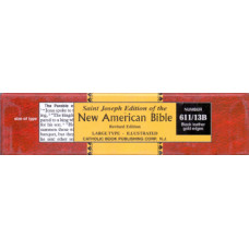 SAINT JOSEPH EDITION OF THE NEW AMERICAN BIBLE (LARGE TYPE - ILLUSTRATED) 611/13B