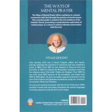 WAYS OF MENTAL PRAYER WAYS OF MENTAL PRAYER