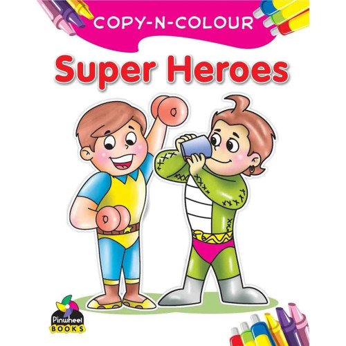 COPY N COLOUR - SUPER HEROES
