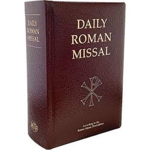 DAILY ROMAN MISSAL 7TH SEVENTH EDITION BURGUNDY BONDED LEATHER