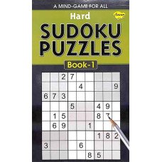 HARD SUDOKU PUZZLES      BOOK - 1
