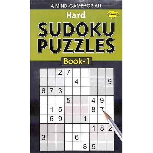 HARD SUDOKU PUZZLES      BOOK - 1