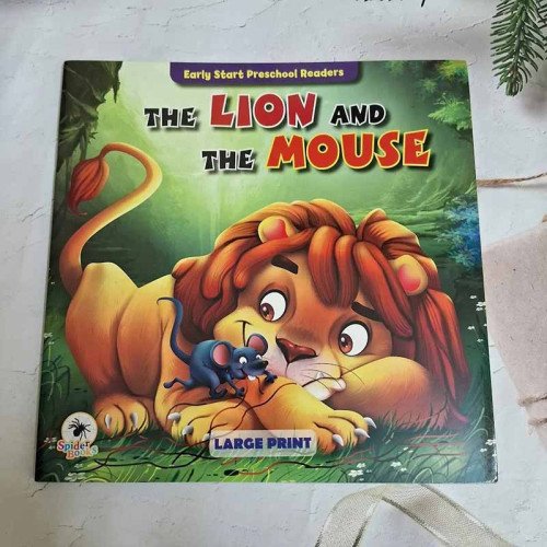 LION AND THE MOUSE, THE (LARGE PRINT)
