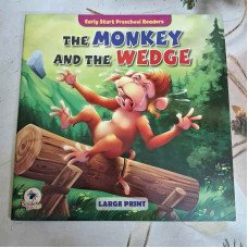 MONKEY AND THE WEDGE, THE (LARGE PRINT)