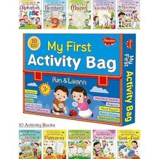 MY FIRST ACTIVITY BAG - 10 ACTIVITY BOOKS