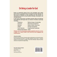 ON BEING A LEADER FOR GOD ON BEING A LEADER FOR GOD