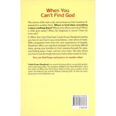 WHEN YOU CAN’T FIND GOD
