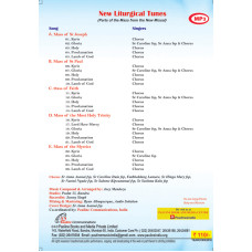 NEW LITURGICAL TUNES - MUSIC NOTES