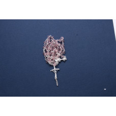 Rosary  1st Holy C.(1) CrystalPnk Bx
