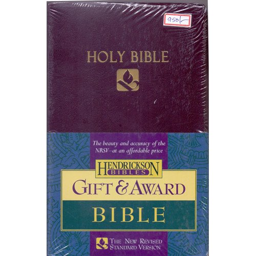 NRSV  HOLY BIBLE GIFT &AWARD BIBLE  BURGUNDY (PRT ED)