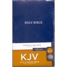 KJV HOLY BIBLE  GIFT & AWARD BIBLE -BLUE RED LETTER EDITION